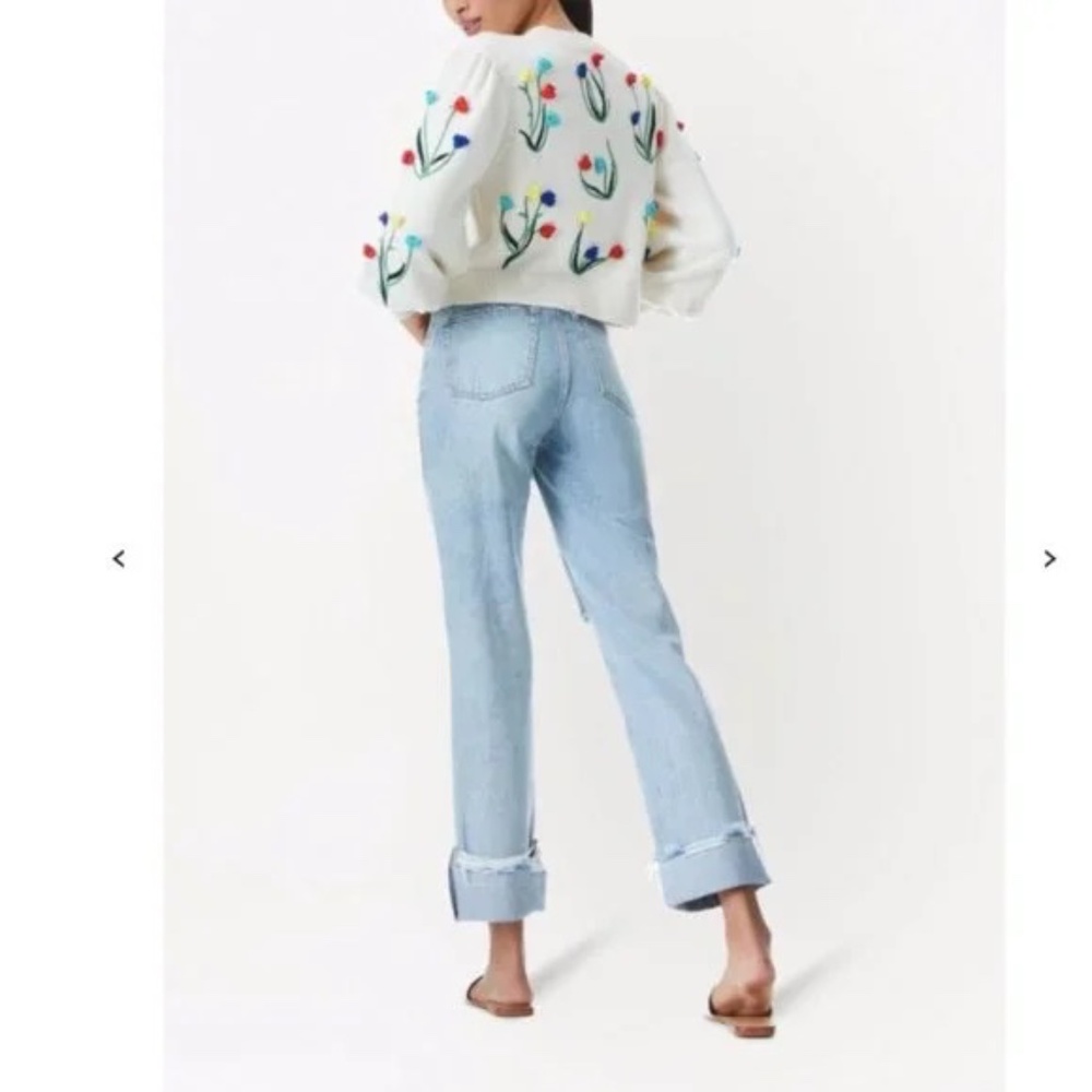 ALICE + OLIVIA WENDELL PUFFSLEEVE SWEATER - Picture 4 of 4